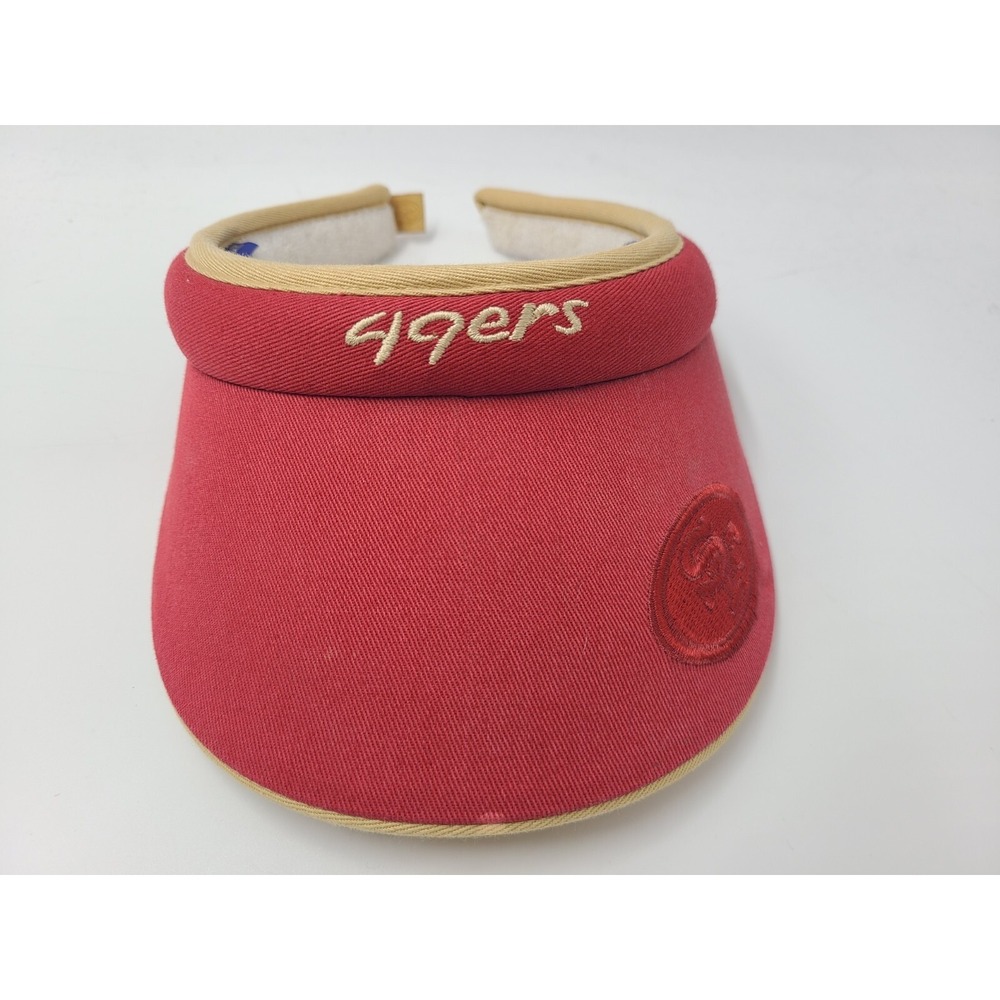 Women San Francisco 49ers Reebok Sun Golf Visor Hat Cap Tennis NFL Football Red